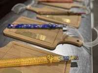 
                  Custom chopsticks and cutting boards
