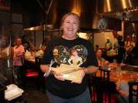 
                  Another Person holding custom cutting board and chopsticks