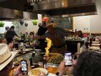 
                  Hibachi chefs cooking at Kabuki